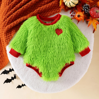 Christmas Grinch Fur Baby Bodysuit