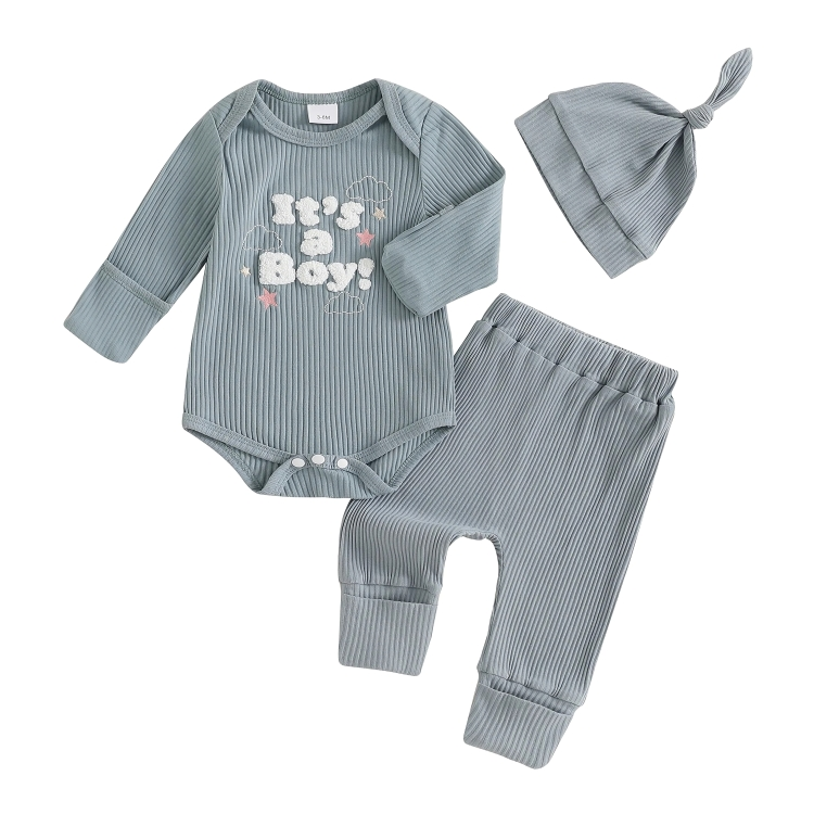 It's a Boy Romper Baby Set