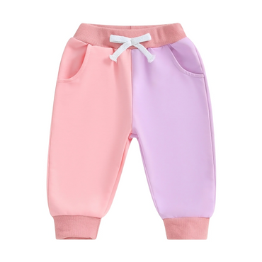 Two-Color Block Baby Pants