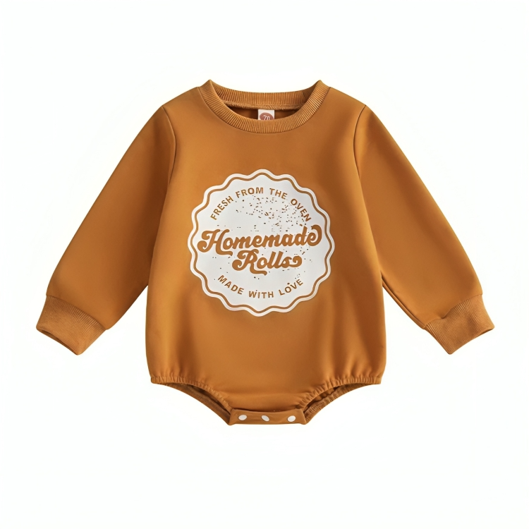 Thanksgiving "Homemade Rolls" Logo Bodysuit