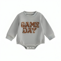 Long Sleeve Game Day Embroidered Baby Bodysuit