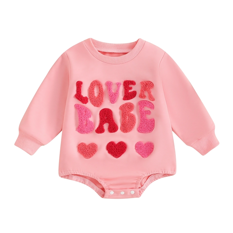 Lover Babe Embroidered Baby Bodysuit