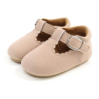 Trendy T-Tied Leather Strapped Baby Shoes