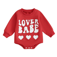 Lover Babe Embroidered Baby Bodysuit