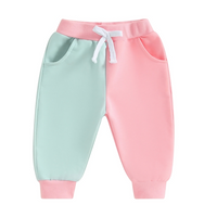 Two-Color Block Baby Pants