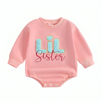 Long Sleeve "Lil Sis" Embroidered Bodysuit