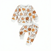 Long Sleeve Halloween Pattern Baby Set