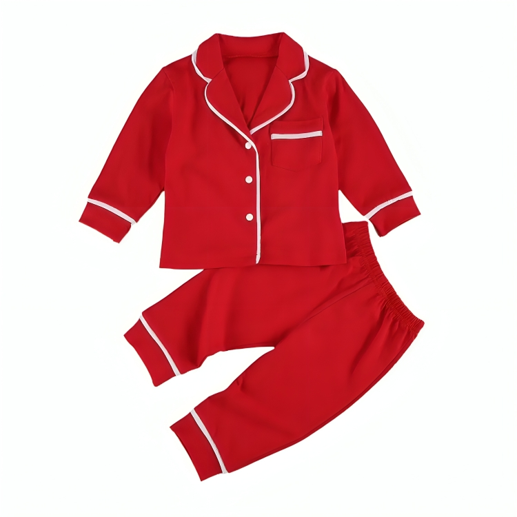 Long Sleeve Cotton Pajamas Set