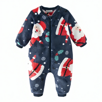 Warm Cozy Christmas Holiday Fleece Jumpsuits