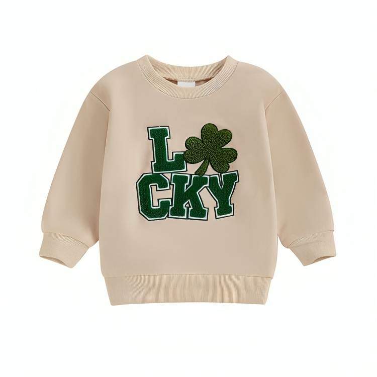 Lucky Irish Toddler Embroidered Sweatshirt