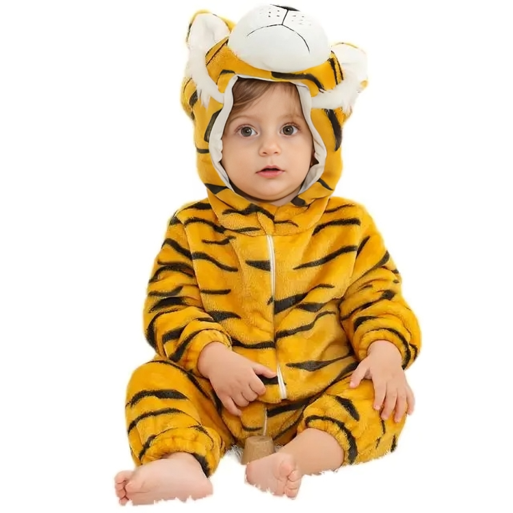 Tiger Baby Cotton Onesie