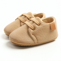 Charming Leather Baby Crib Sneaker Shoes