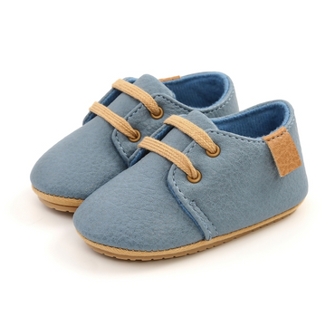 Charming Leather Baby Crib Sneaker Shoes